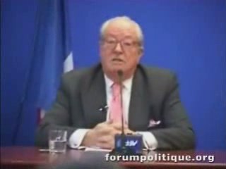 MR Lepen,sur gaza ;le camp de concentration.