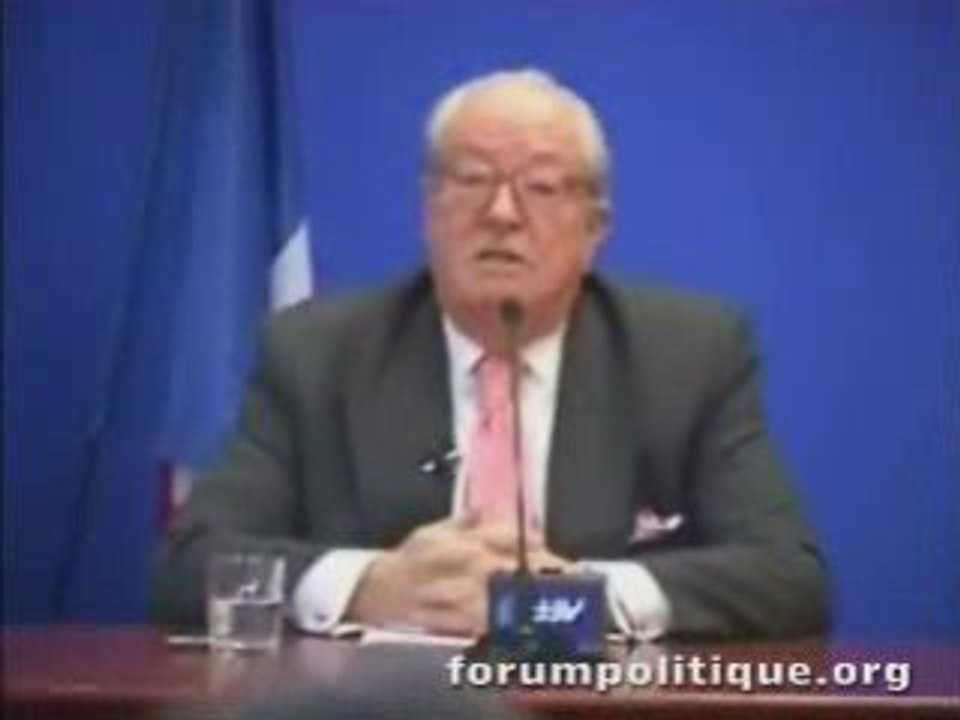 MR Lepen,sur gaza ;le camp de concentration.