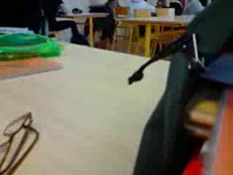 En cours d'arts plastique