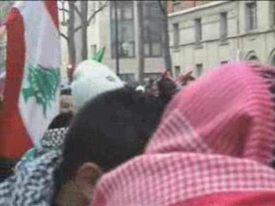 Manifestation de soutien aux Palestiniens de Gaza (Paris)
