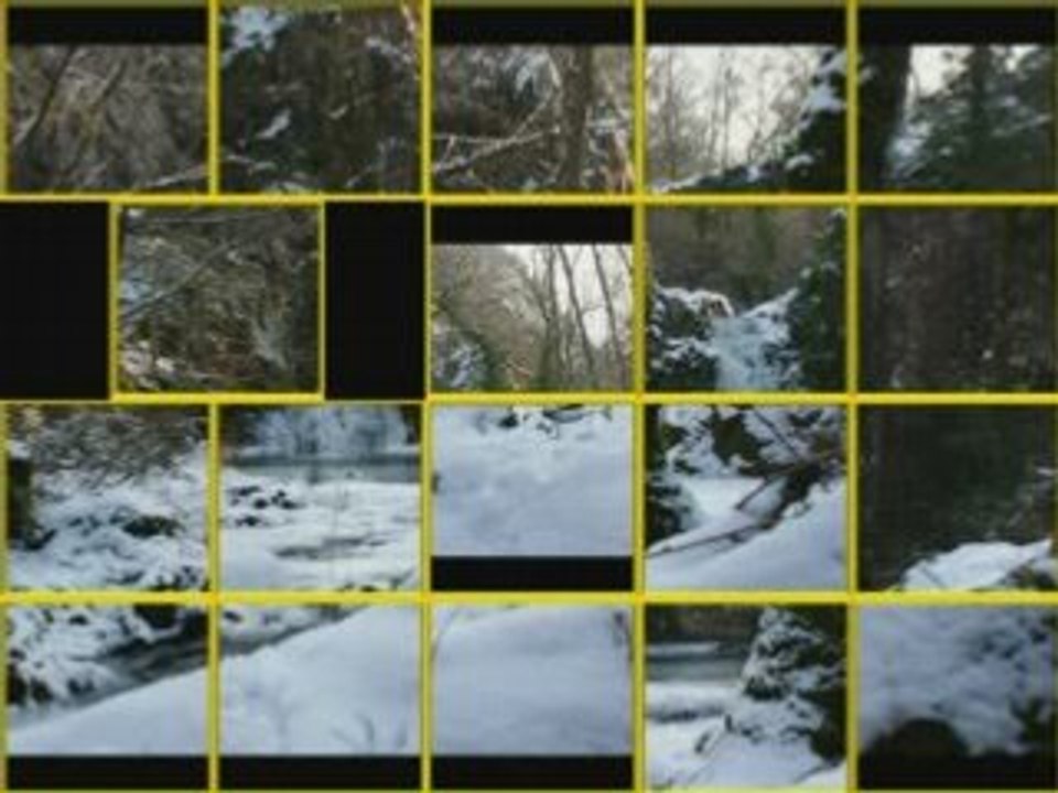 Cascade de pommiers 2009