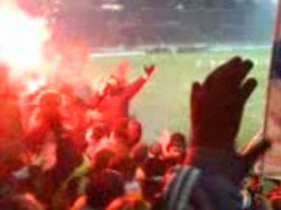 AJA - OM ENTREE DES JOUEURS