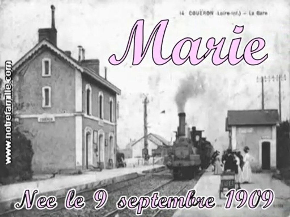 1909 /1991 - 100 ANS en  2009  Hommage à Marie Chatellier notre grand mère