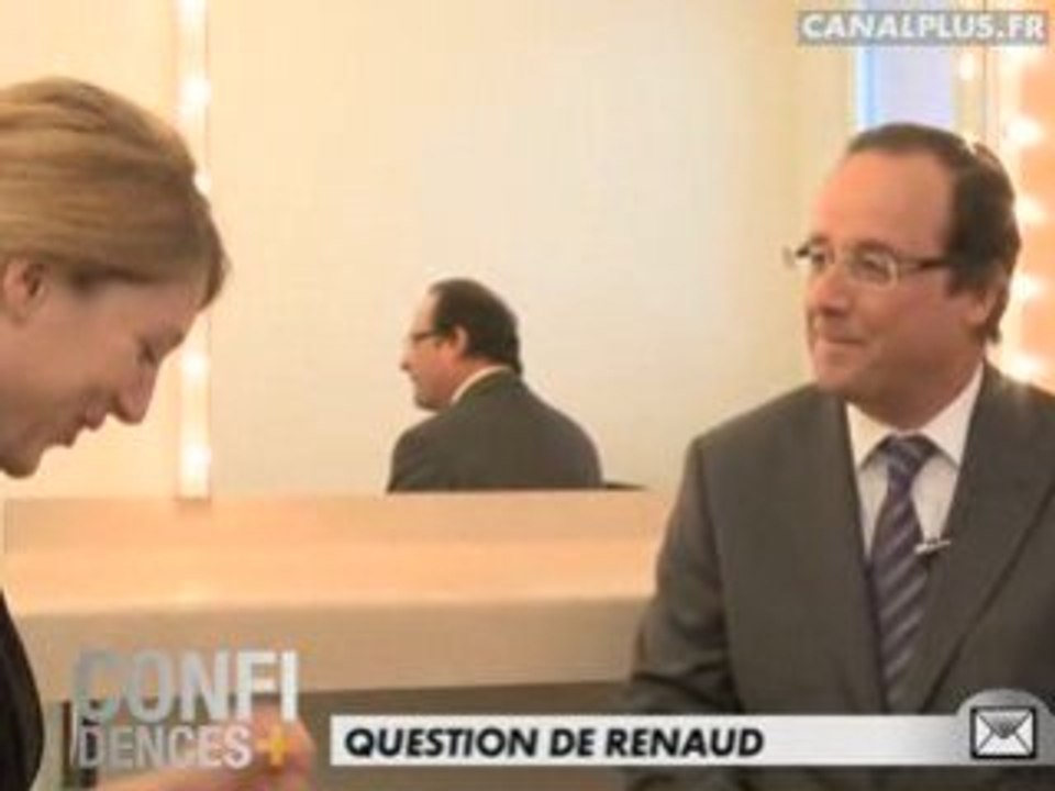Confidence + avec François Hollande - 11/01/09
