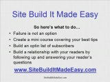 Site Build It Coaching - Tips For Success
