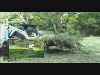 FORESTRY EQUIPMENT SKID STEER LOADER TREE SPADE ATTACHMENT