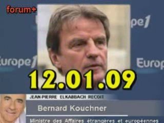 ITW de Bernard Kouchner (12.01.09)