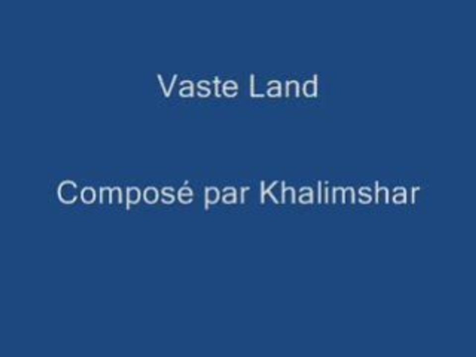 [Compo-JV] Vaste Land theme