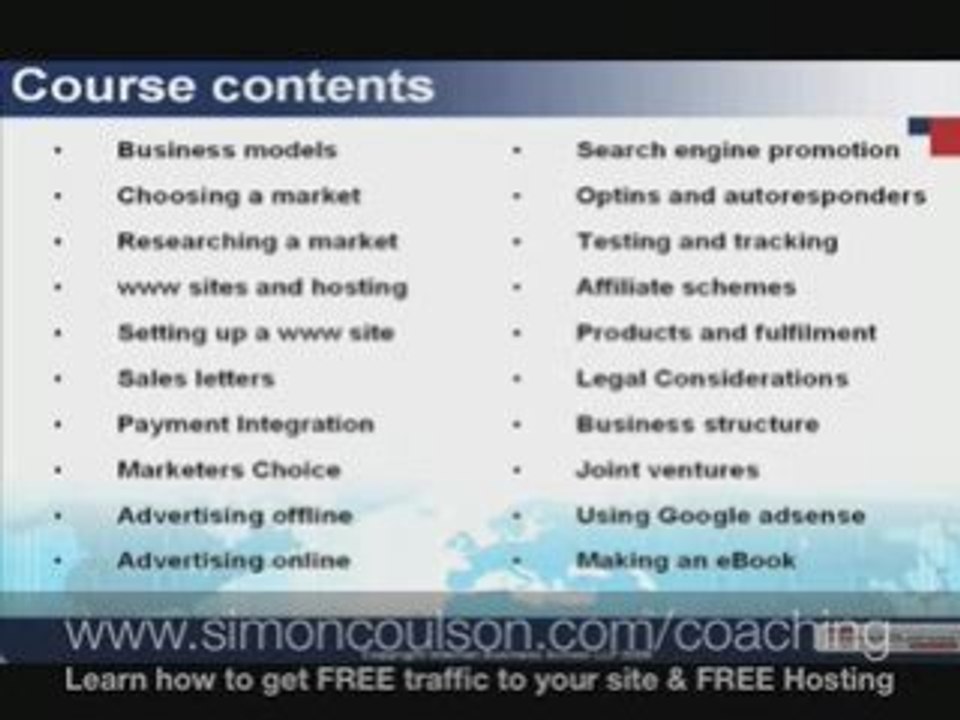 Simon Coulson Internet Training Course Overview (2 of 4)