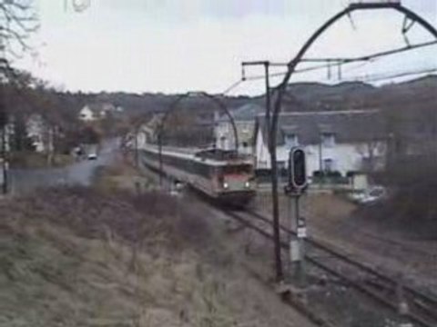 Le train corail L'Aubrac au Monastier