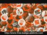 free badge addicts software buttons pins design