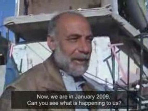 Ghetto de Gaza: bombardement des maisons de Rafah