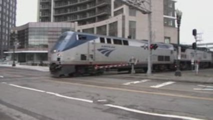 AMTK #11 Pulling into Portland's Union Station