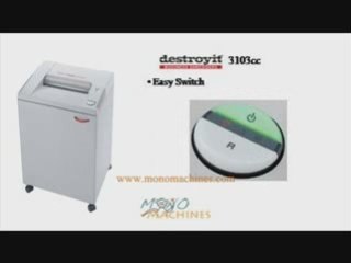 MBM Destroyit 3103 cc Confetti-Cut Paper Shredder Tour
