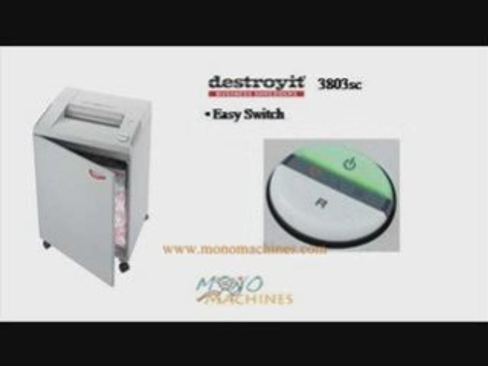 MBM Destroyit 3803 (3803sc) Strip-Cut Shredder - Tour