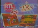1987 RTL Télévision - 2 jingles pub fêtes