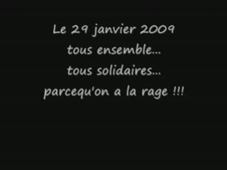Goodyear Amiens grève le 29 janvier 2009 tous solidaires !!!