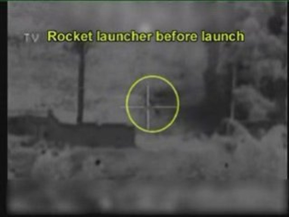 Rocket Ready for Launch in Gaza