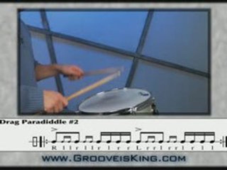 Drag Paradiddle 2 - Rudiment - Play Drums - Drum Lessons
