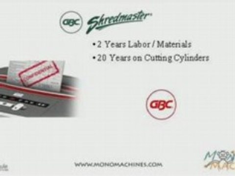 GBC ShredMaster RSX128 Jam Free Cross-Cut Shredder - Warrant