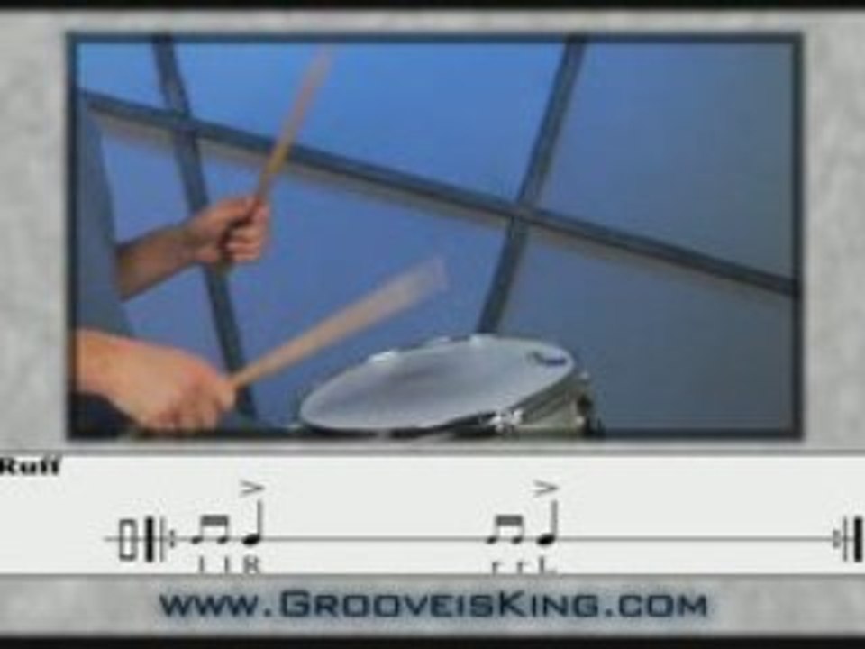 Ruff - Drum Rudiment - Play Drums - Drum Lessons