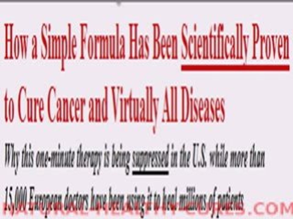Video: Natural-Healthy-Cures