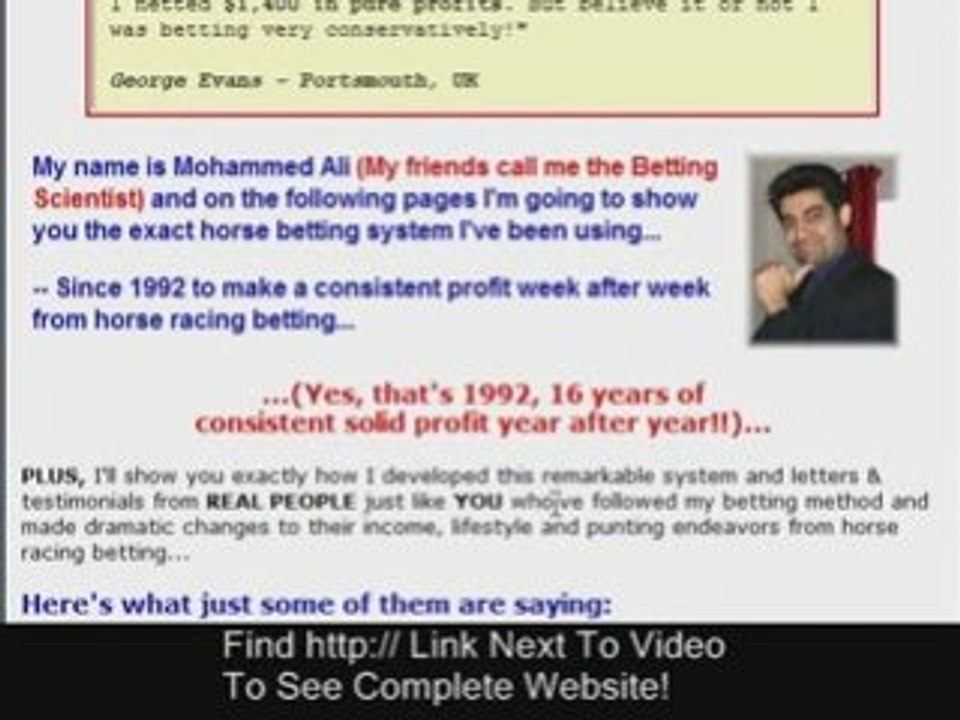 '(Horse Racing Software Systems) *Telephone Betting Horses*