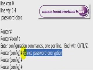 Cisco IOS - service password-encryption