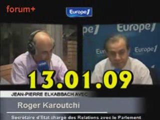 ITW de Roger Karoutchi (13.01.09)