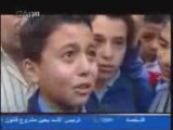 طفل سوري يبكي من اجل فلسطين