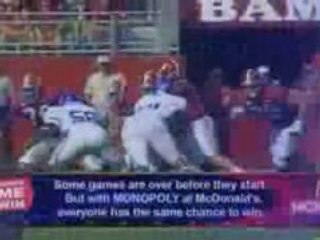 College Football Minute Presented by McDonald's Monopoly