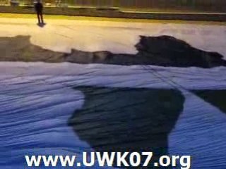 دخلة التراس وايت نايتس -- الملغاة -- المتضامنة مع غزة