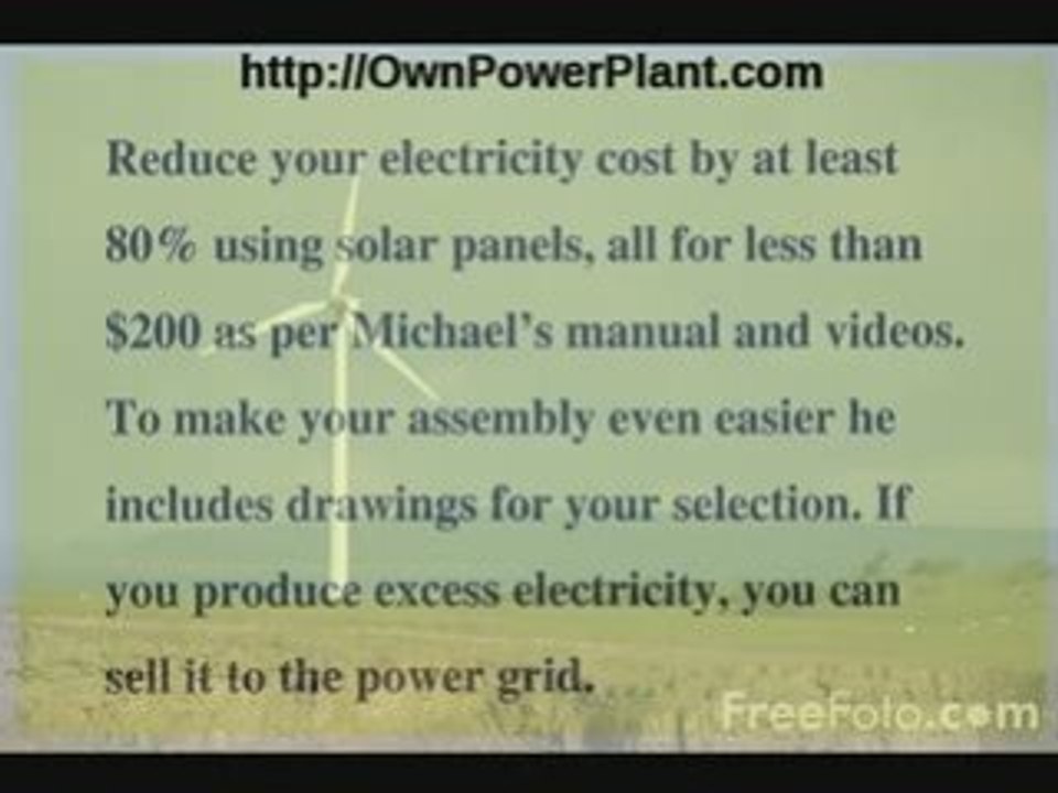 Reduce your electricity bill by 80% or more