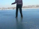 lac de Vaires-sur-Marne gelé