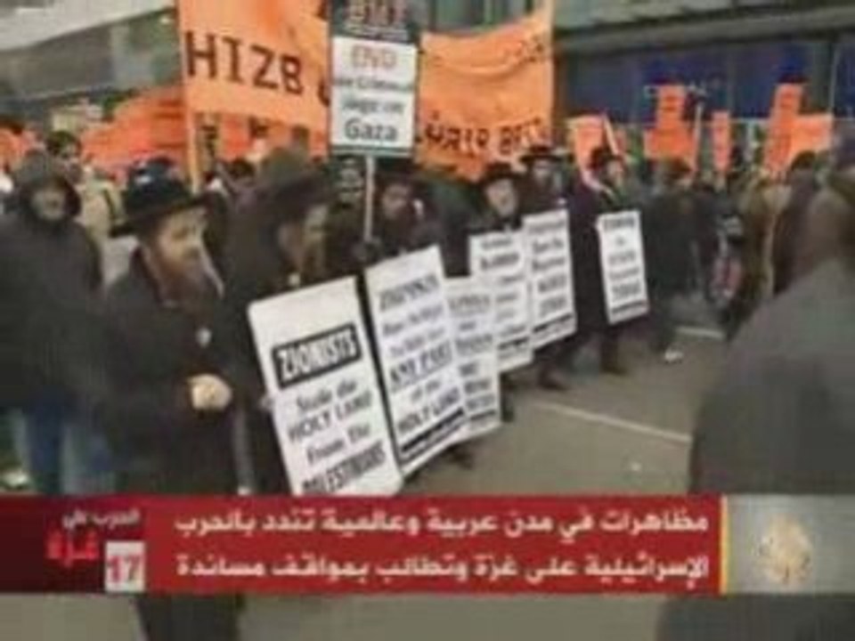 DES JUIFS BRITANIQUE SONT CONTRE LA GUERRE EN GAZA