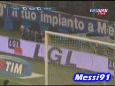 ROSSI 1-1 INTER MILAN - GENOA COUPE D'ITALIE