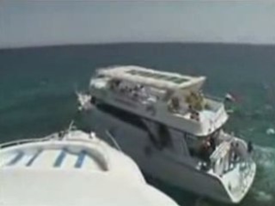 Deux yachts rentrent en collision