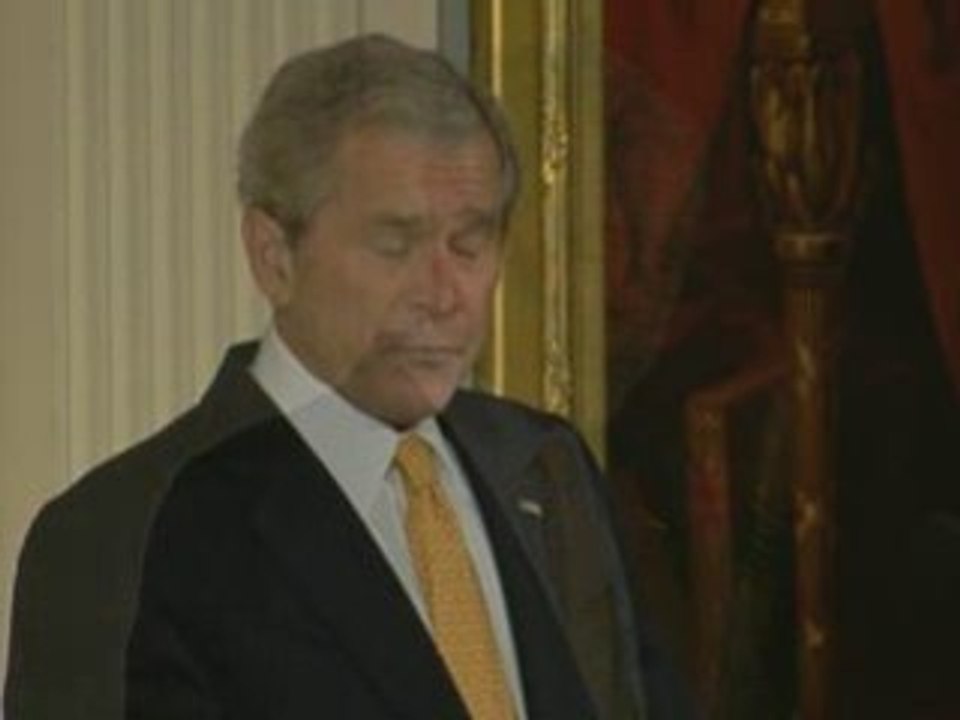 bush récompense blair
