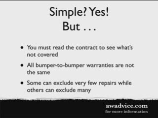 Vehicle Warranties