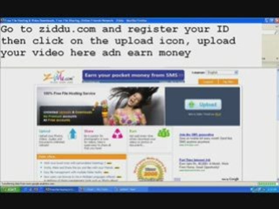 how to earn money from downloading or uploading video or pic