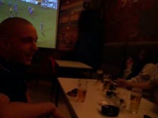 13 JANVIER 2009  AU CAFE VOIR LE MATCH KV MECHELEN-RSCA 2-1