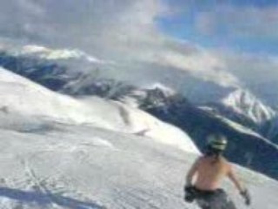Sur les pistes, à poil