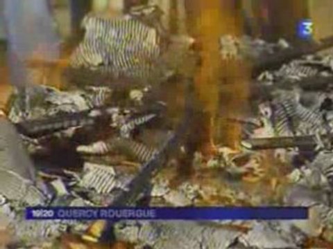 Blocus du lycée Jean-Vigo à Millau (Aveyron) filmé par Fr3