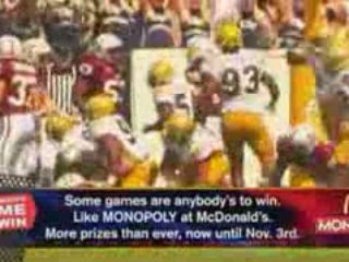 College Football Minute Presented by McDonald's Monopoly