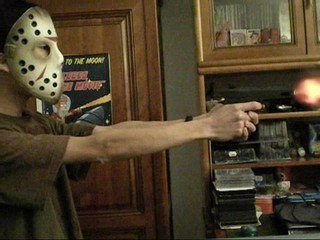 Test de tir et d'effusion de sang par After effects