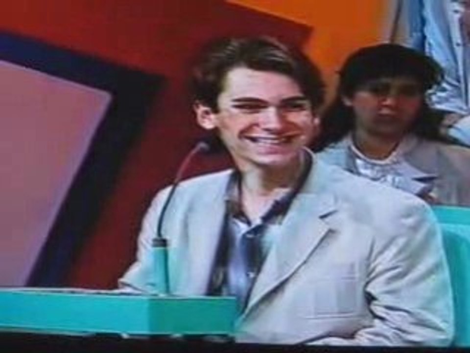 Emmanuel jeu QUI et QUI? en 1995 sur FRANCE 2