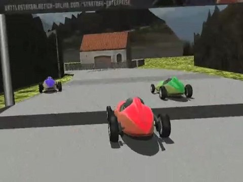 Course d'anciennes formules 1 en 3D avec Lightwave