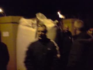 Grève LINPAC-Feux d'artifices pour la FIN de la grève!!!