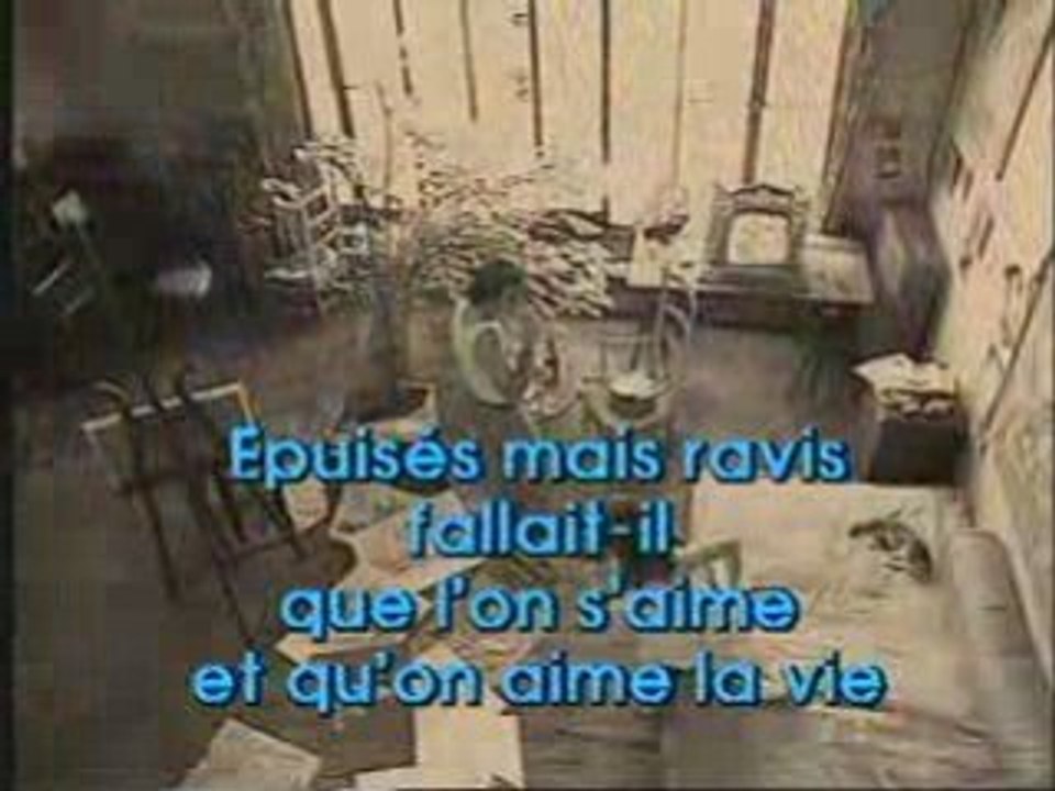 Karaoké Charles Aznavour "la bohème"