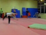 Entrainement Pontoise 2008 Sol rondade flip salto